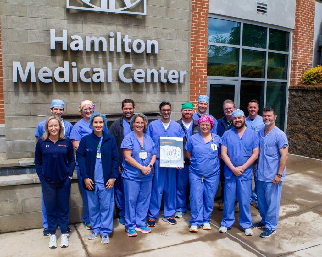 Some of Hamilton Medical Center’s cardiovascular team members are pictured.